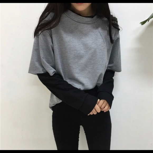 OVERSIZE LONG SLEEVE/SHORT SLEEVE - Picture 3 of 3